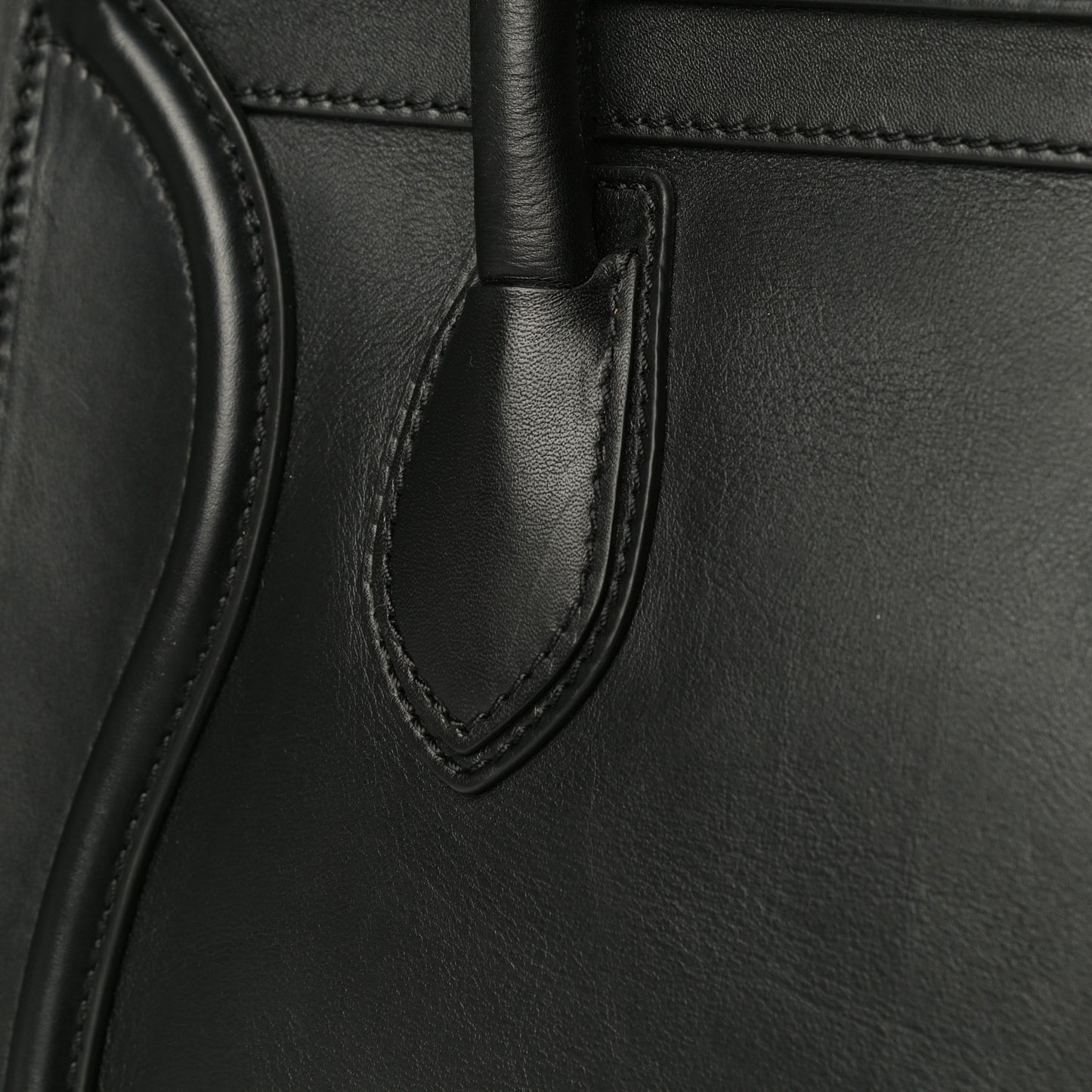 Smooth Calfskin Mini Luggage Black