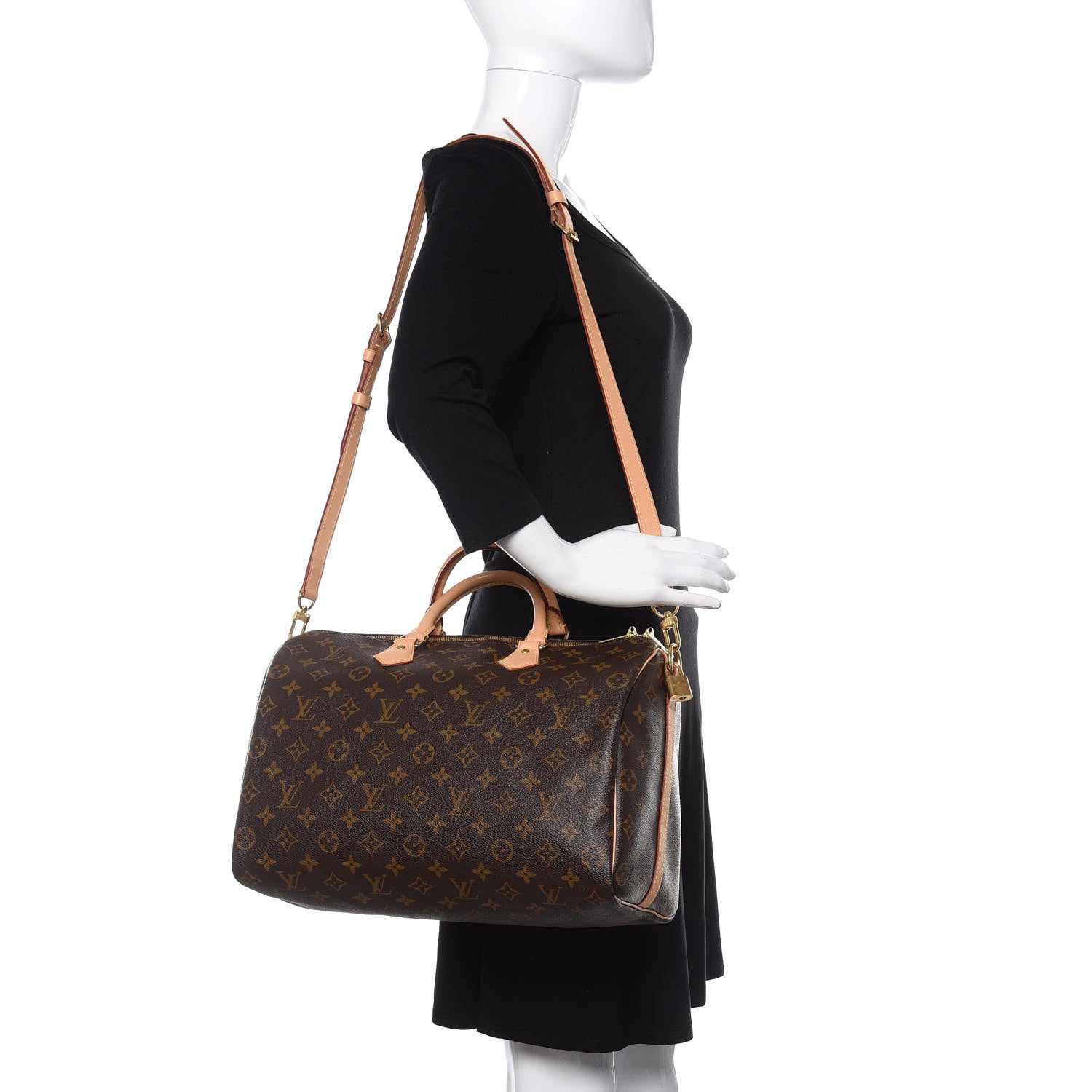 Louis Vuitton Monogram Speedy Bandouliere 35 2 of 11