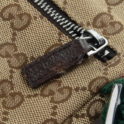 Gucci GG Monogram Double Pocket Belt Bag Dark Brown 8 of 8