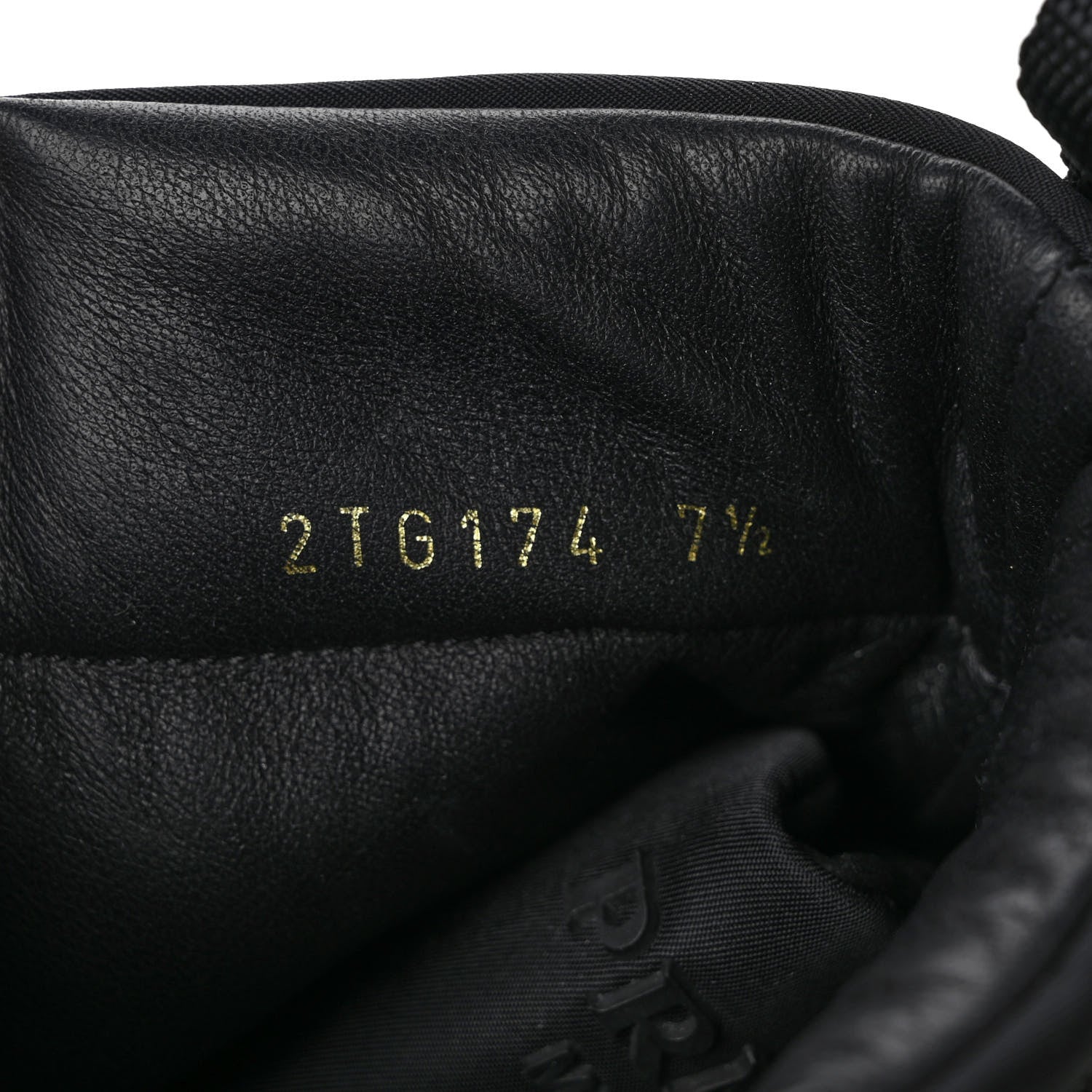 Prada Re-Nylon Gabardine Metal Triangle Logo Mens Wheel Pouch Pocket High Top Sneakers 7.5 Black 8 of 9