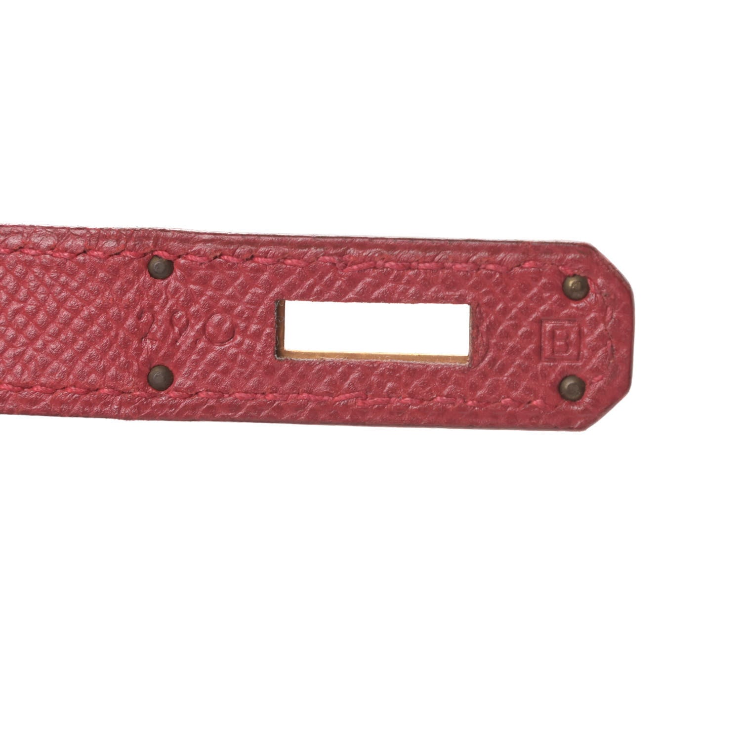 Hermes Courchevel Birkin 40 Rouge Vif 7 of 14