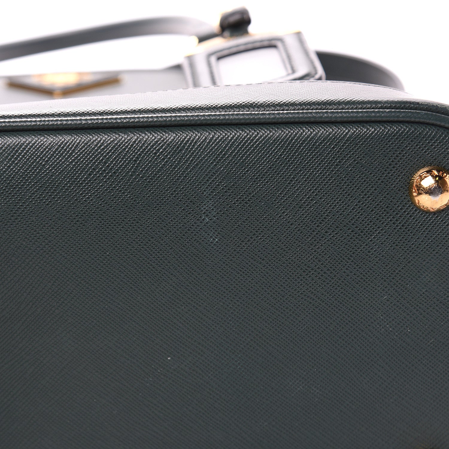 Prada Saffiano Lux Open Promenade Tote Biliardo 11 of 11
