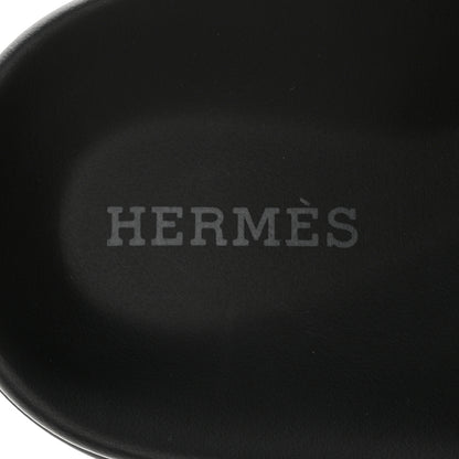 Hermes Calfskin Womens Chypre Sandals 37 Black 8 of 14