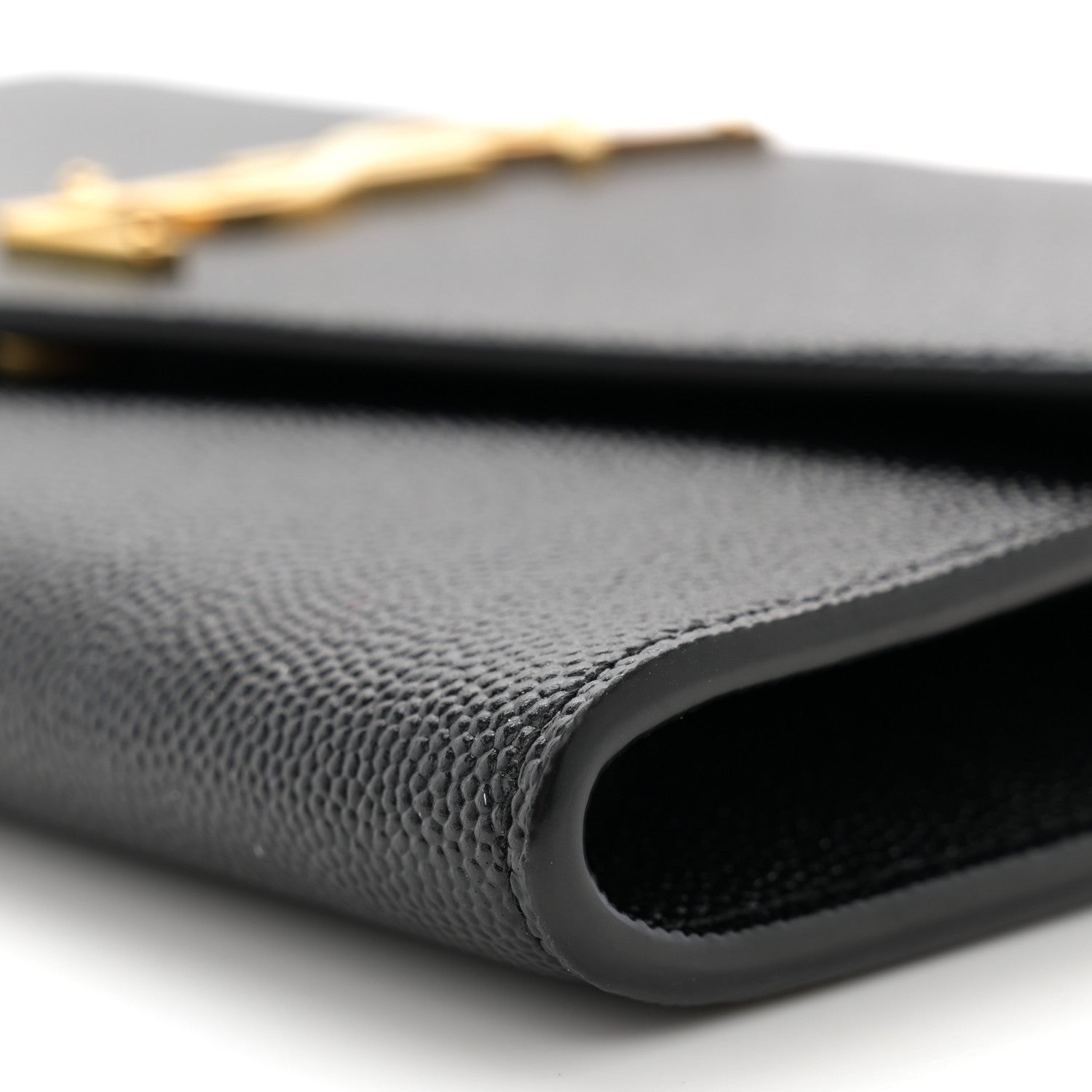 Saint Laurent Grain de Poudre Uptown Chain Wallet Black 11 of 11