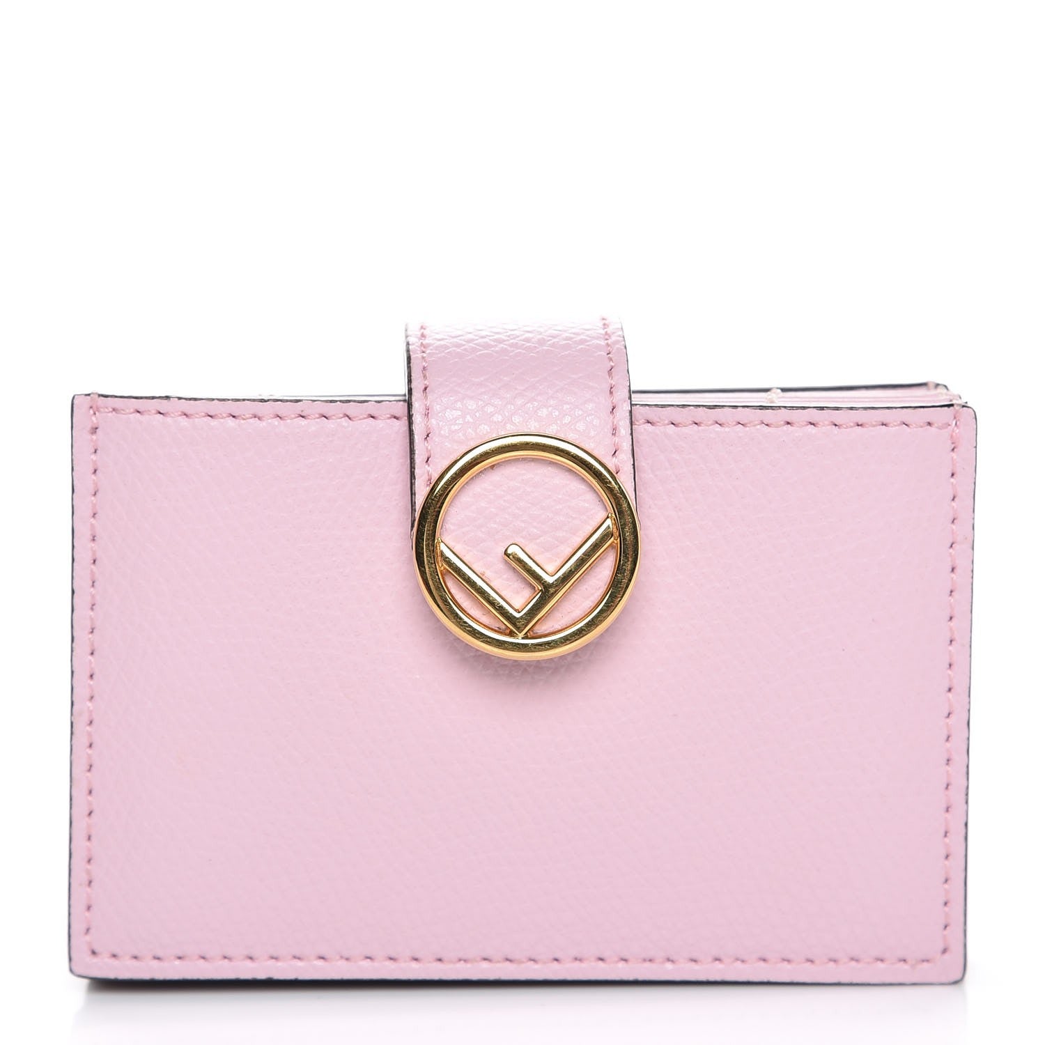 Fendi Vitello Cruise F is Fendi Gusseted Card Holder Peonia 1 of 10