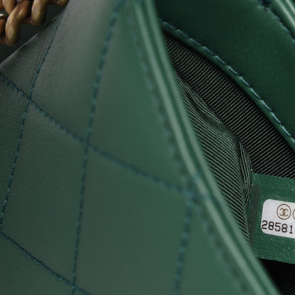 Chanel Calfskin Quilted Envelope Flap Green 9 of 9