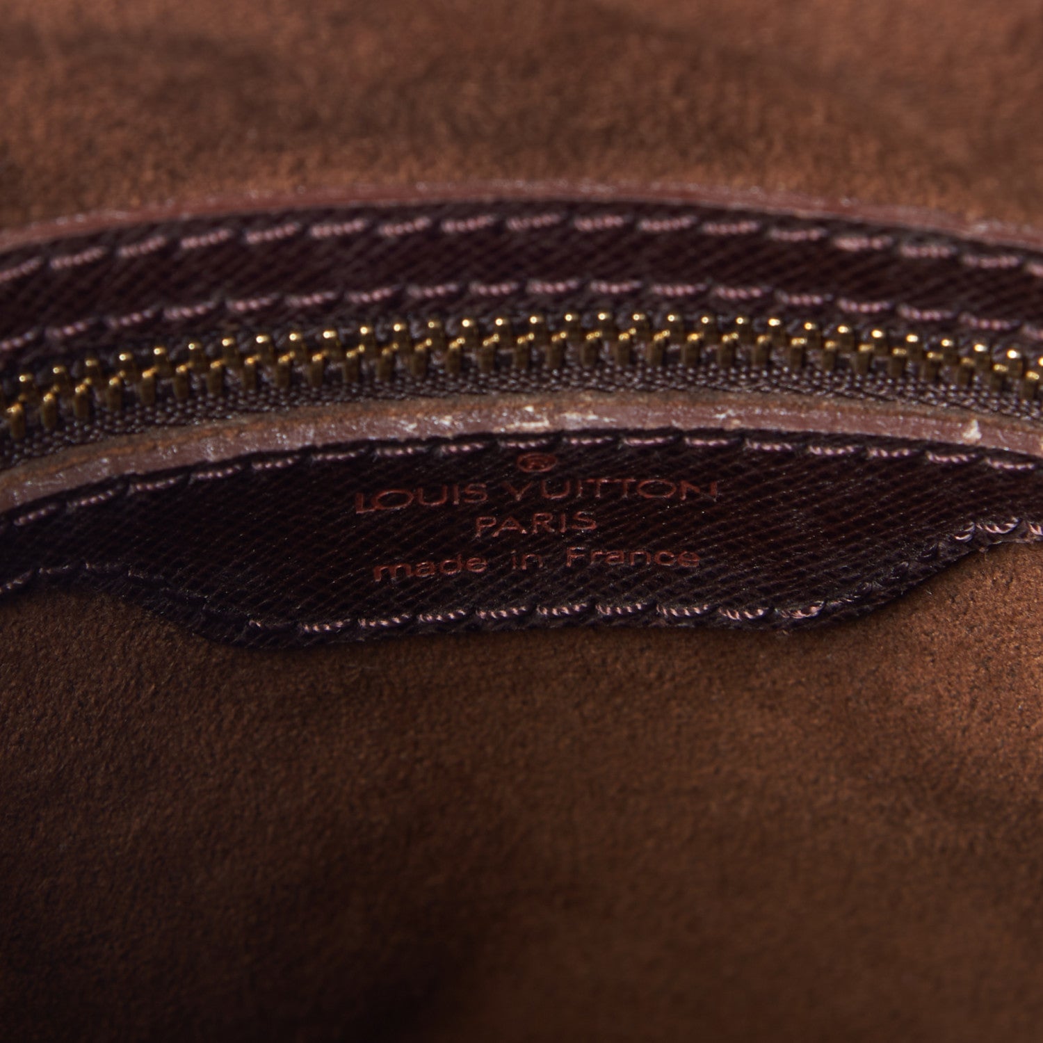 Louis Vuitton Damier Ebene Marais Bucket 23 6 of 8