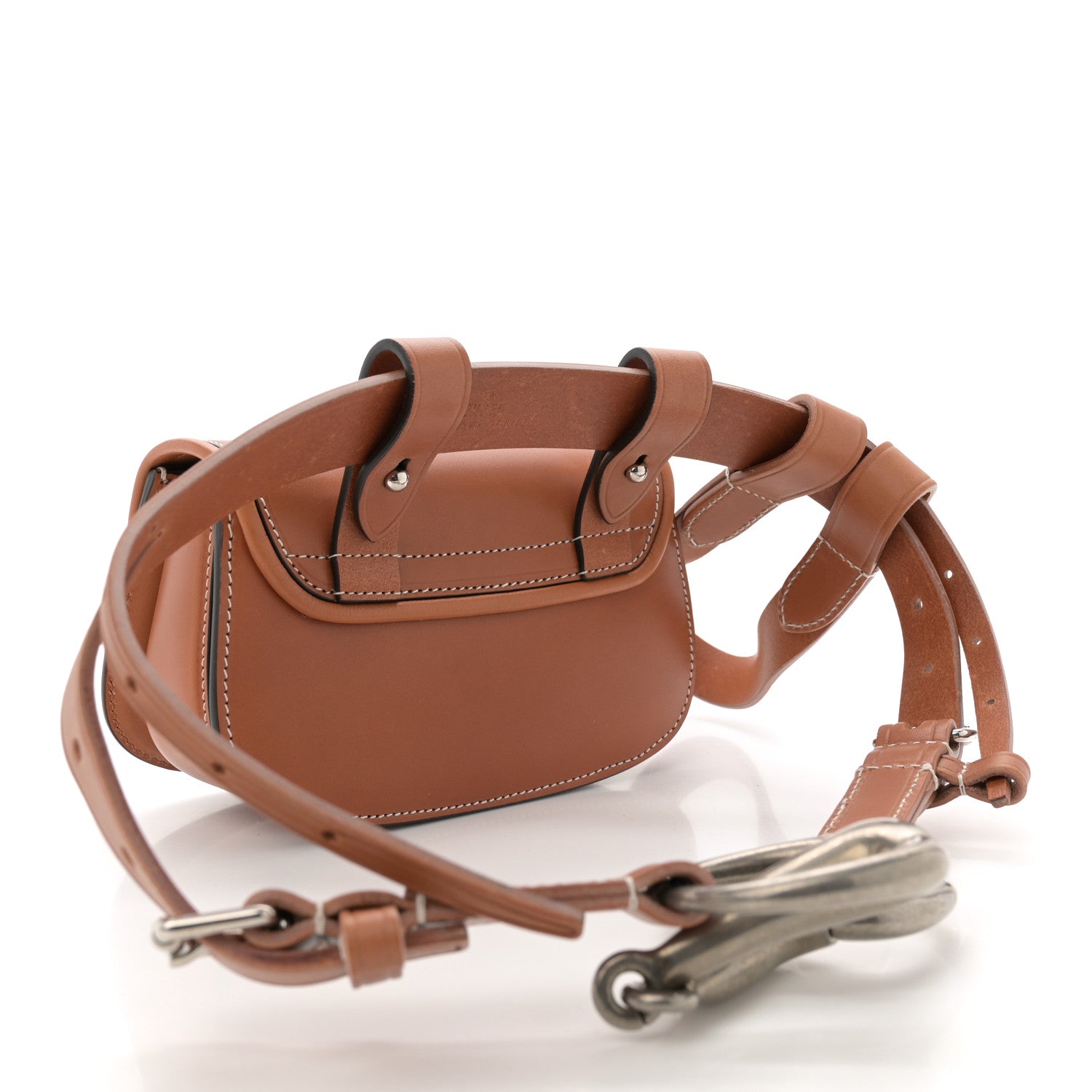 Gucci Calfskin Bamboo Mini 1947 Belt Bag 75 30 Brown 3 of 10