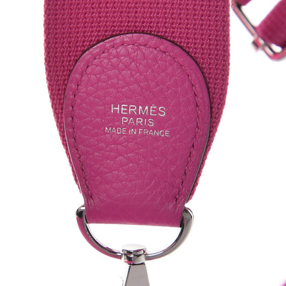 Hermes Taurillon Clemence Evelyne III GM Magnolia 10 of 11