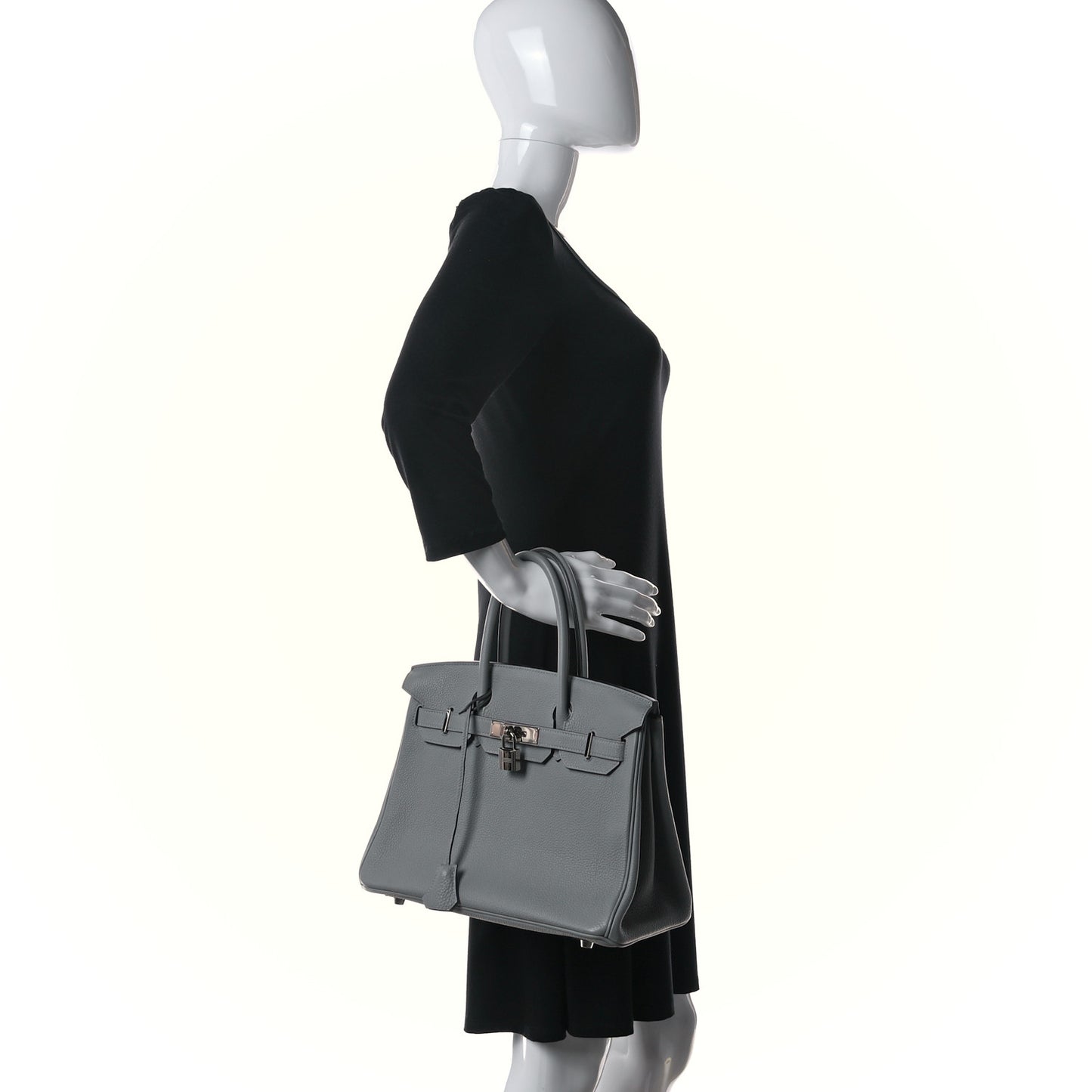 Togo Birkin 30 Gris Mouette