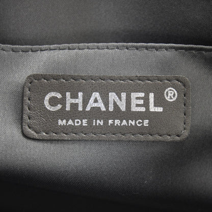 Chanel Metallic Patent Calfskin Lucky Symbols Pochette Silver 7 of 8