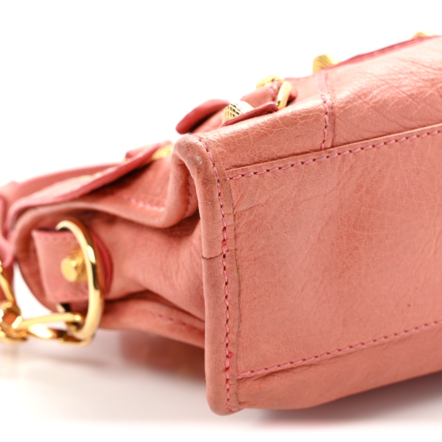 Balenciaga Agneau Giant 12 Gold Hardware Mini City First Rose Jaipur 9 of 10