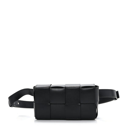 Bottega Veneta Nappa Maxi Intreccio The Belt Cassette Bag Black 1 of 7