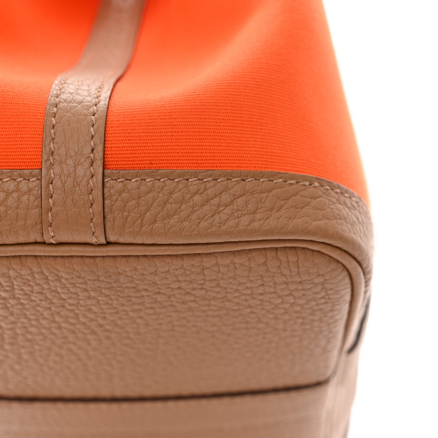 Hermes Toile Militaire Vache Country Garden Party 30 TPM Orange Chai 10 of 15