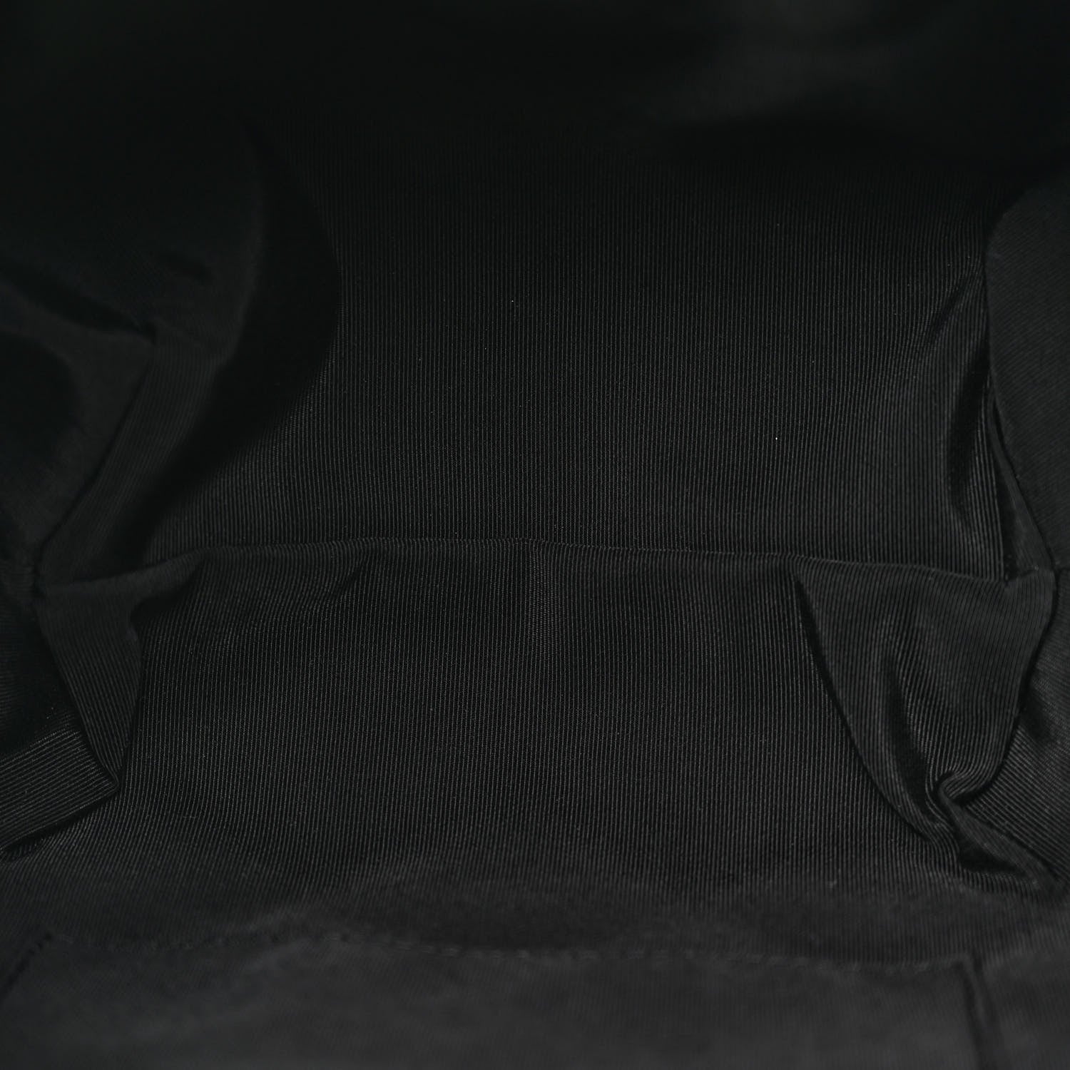 Chanel Lambskin Quilted Large CC Drawstring Bag Black 5 of 12