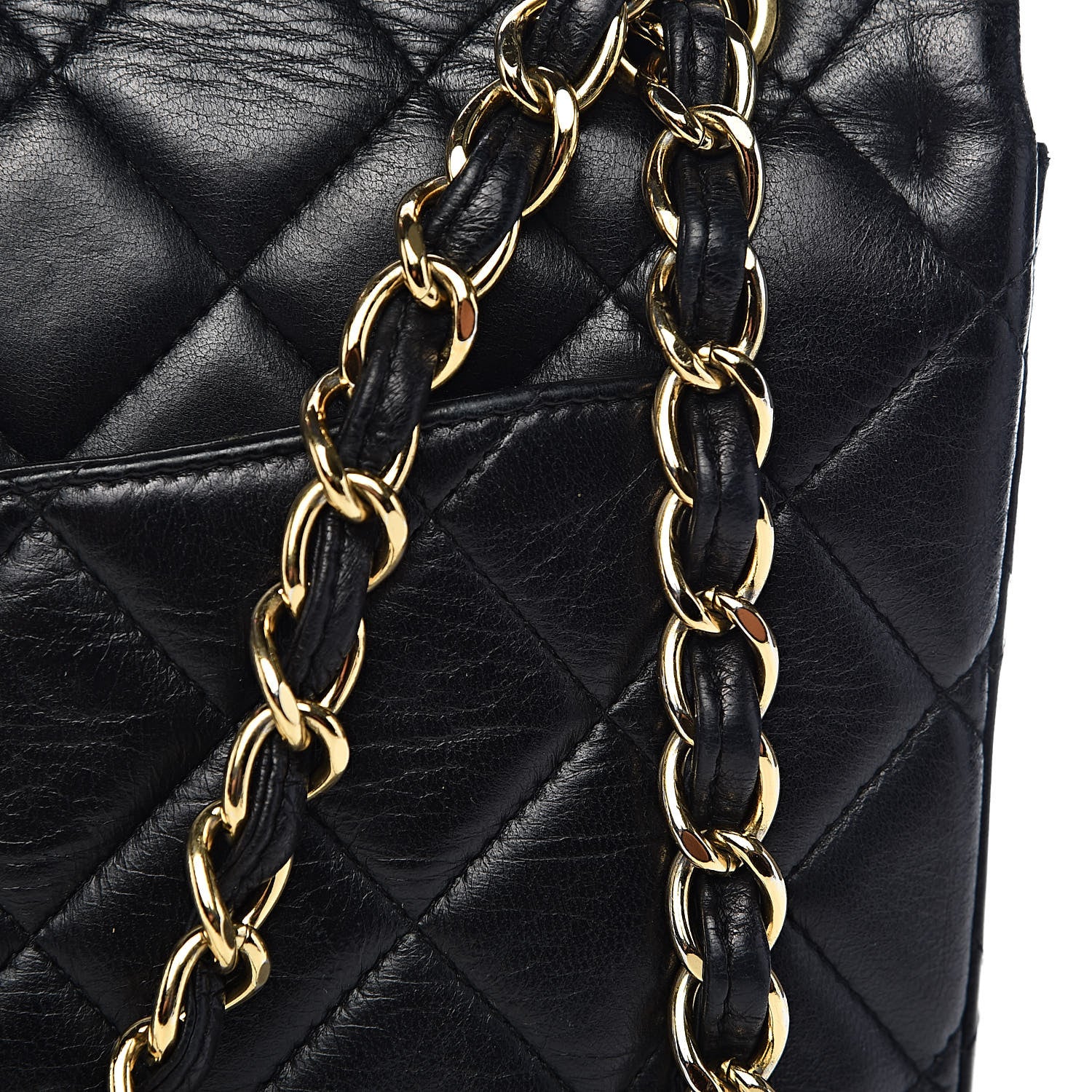 Chanel Lambskin Quilted Maxi Single Flap Black 18 of 19