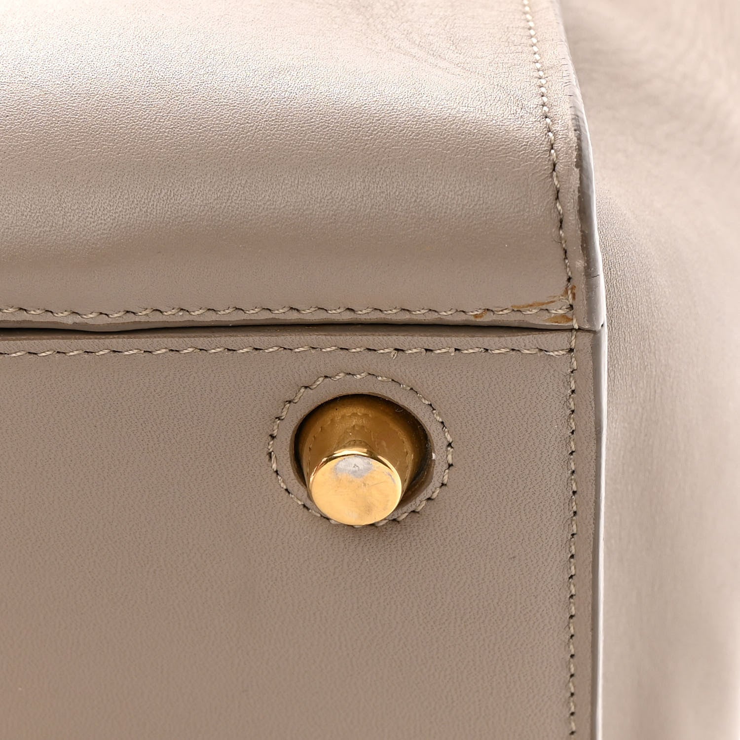 Celine Smooth Calfskin Small Ring Bag Light Taupe 10 of 16