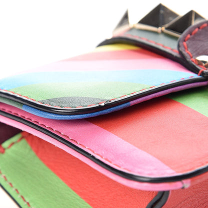 Valentino Garavani Vitello 1973 Mini Glam Lock Rockstud Flap Multicolor 7 of 7