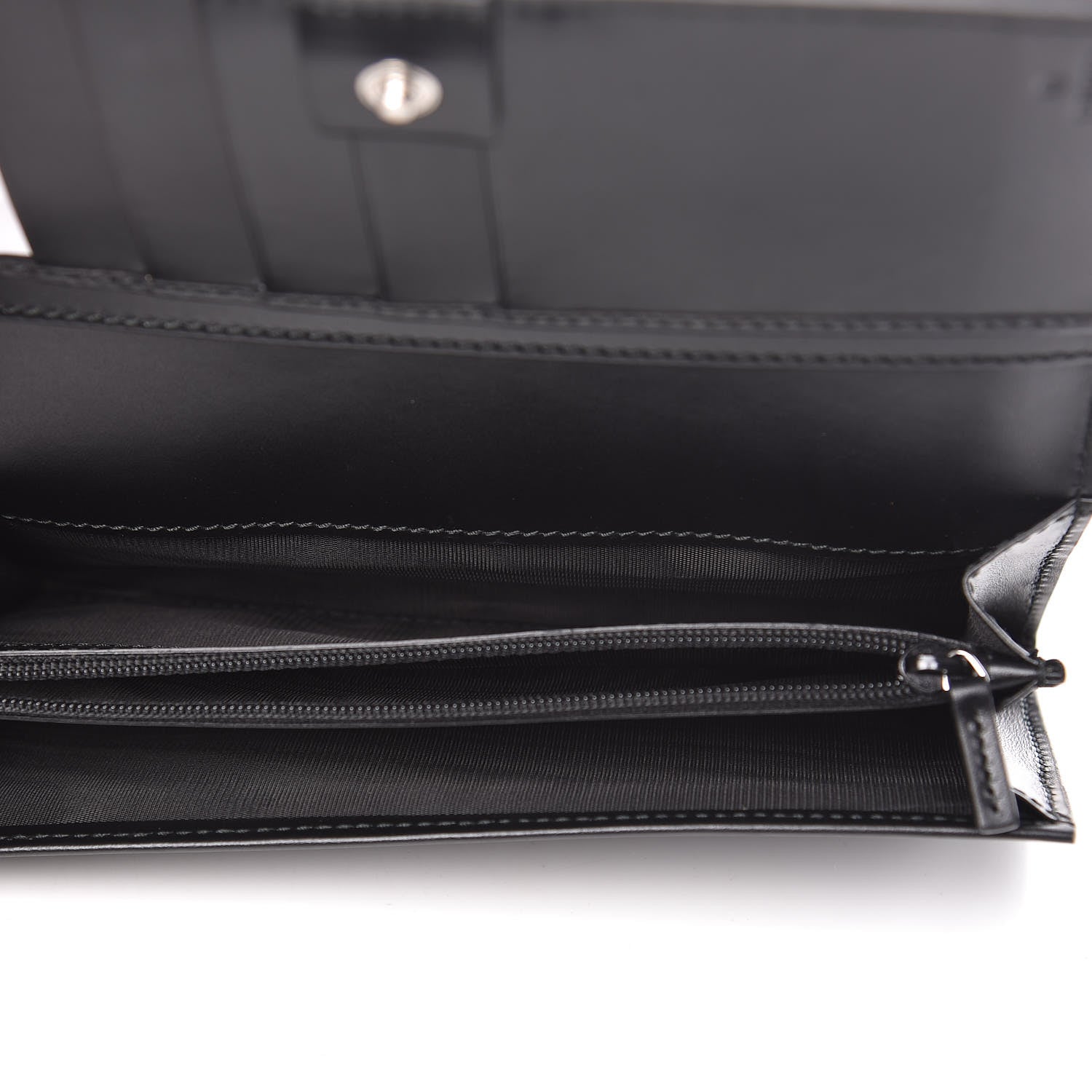 Gucci Guccissima Signature Web New Web Continental Wallet Black 5 of 8