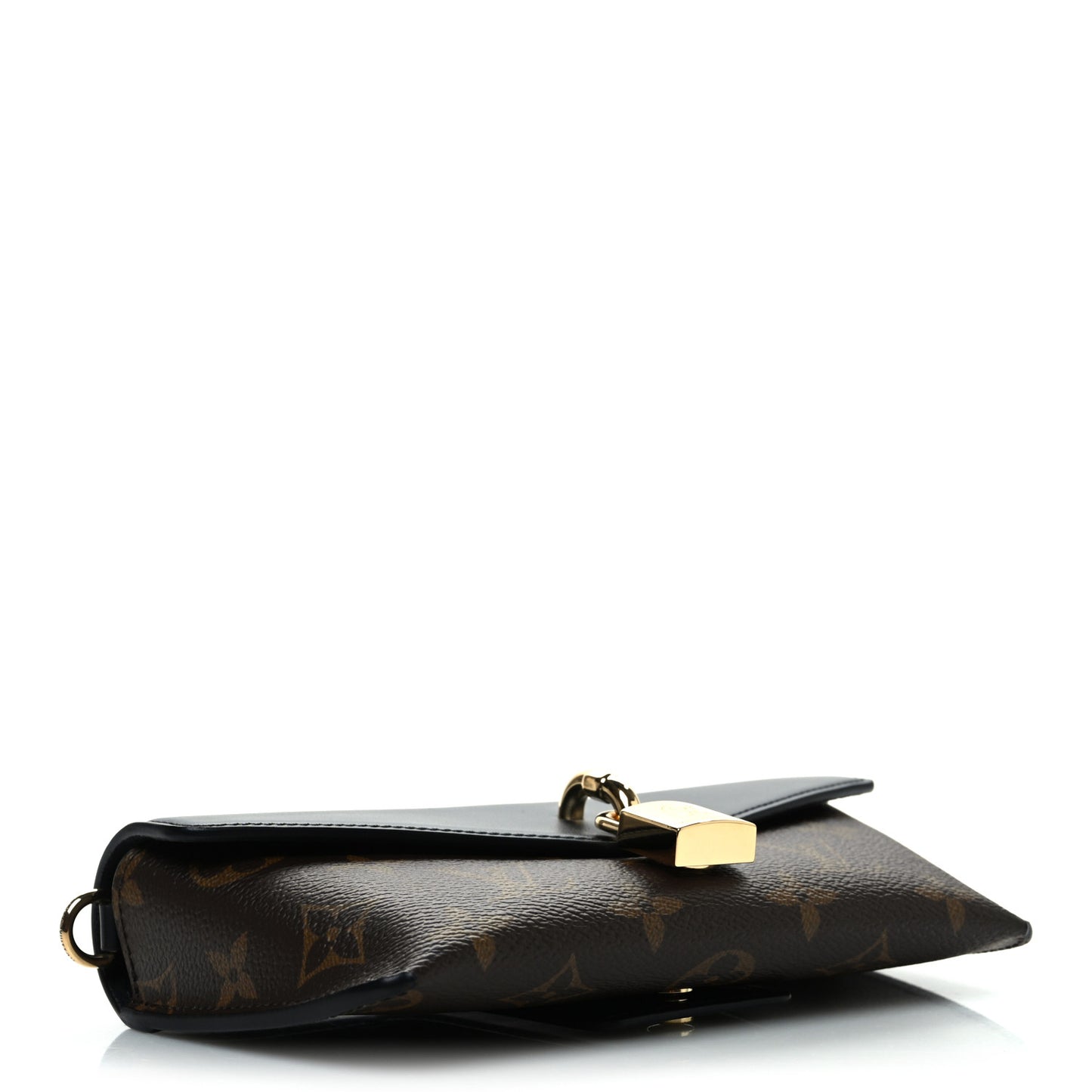 Monogram Padlock On Strap Black