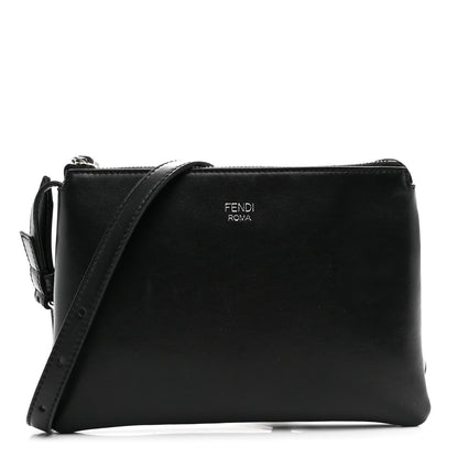 Fendi Vitello Mini Crossbody Pouch Black 1 of 10