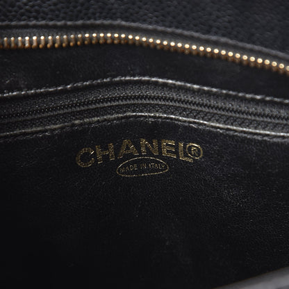 Chanel Caviar Quilted Medallion Tote Black 6 of 10