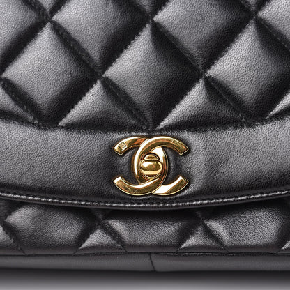 Chanel Lambskin Quilted Medium Single Flap Black 13 of 18