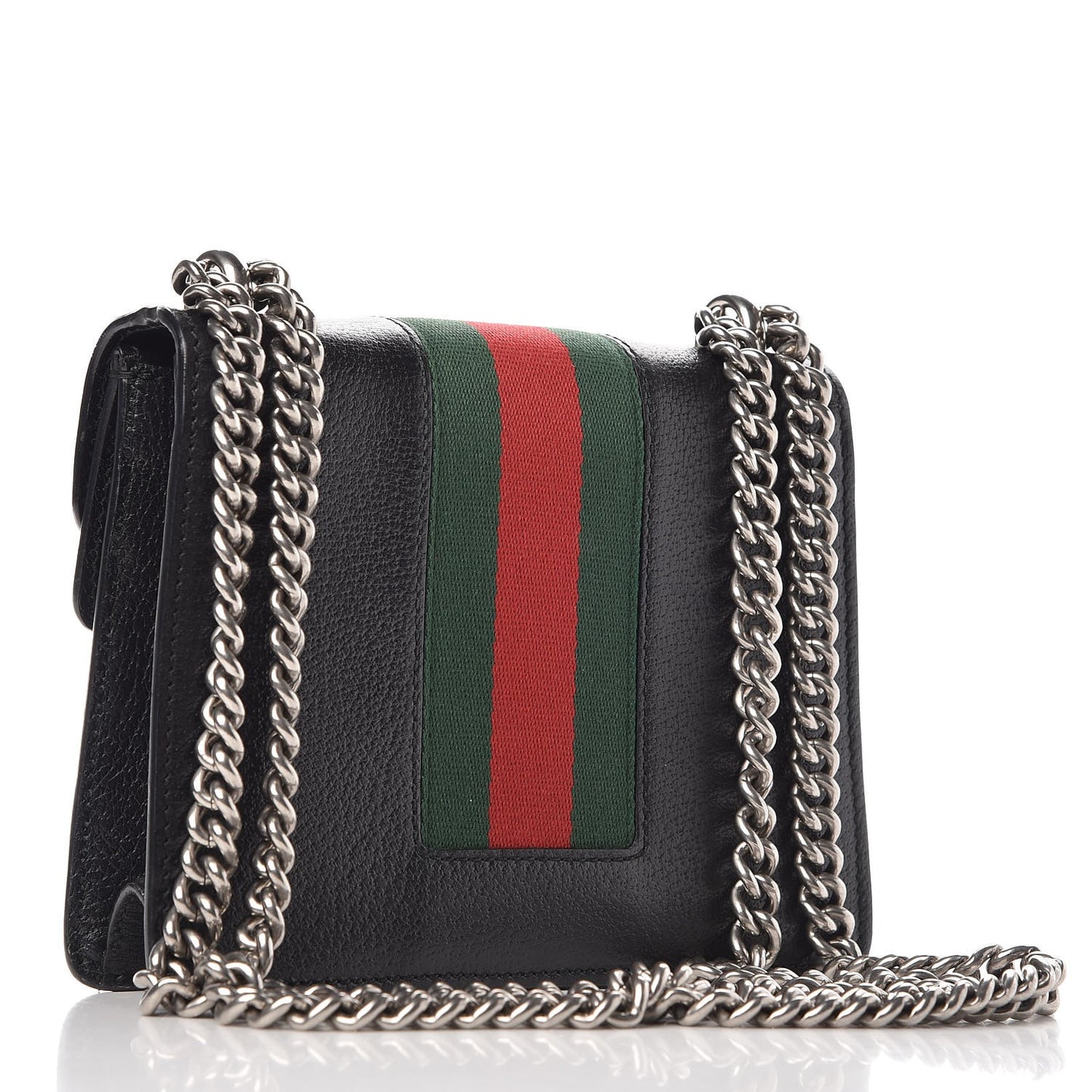 Calfskin Web Mini Dionysus Shoulder Bag Black