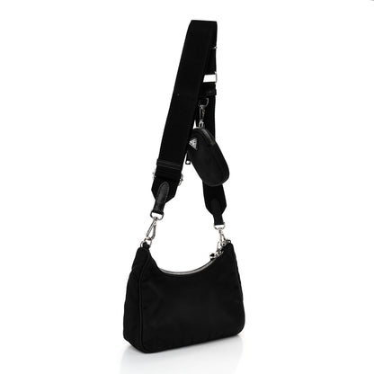 Prada Nylon Re-Edition 2005 Shoulder Bag Black 3 of 10
