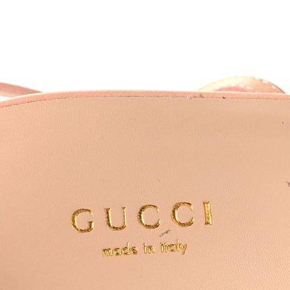 Gucci Malaga Kid Blondie 85mm Slingback Sandals 41 Pastel Pink 9 of 10