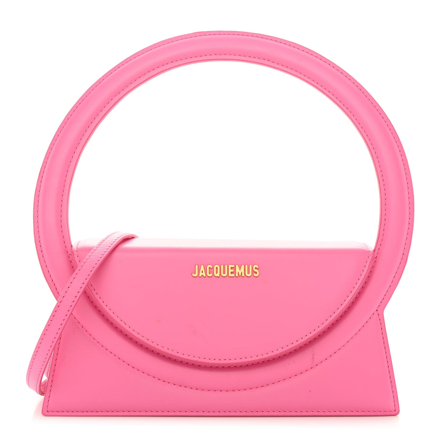 Smooth Calfskin Le Sac Rond Pink