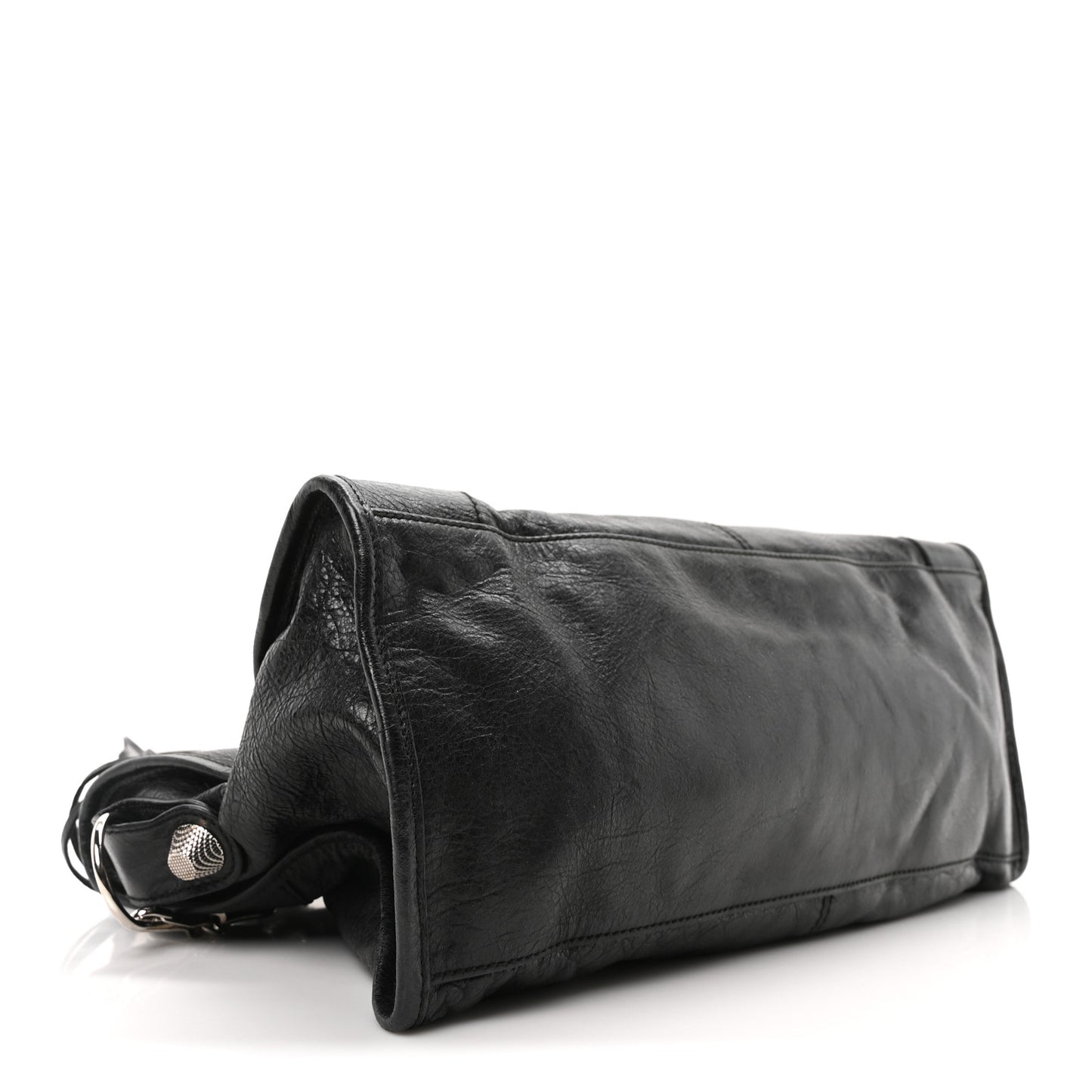 Agneau Giant 21 Silver Hardware Part Time Black
