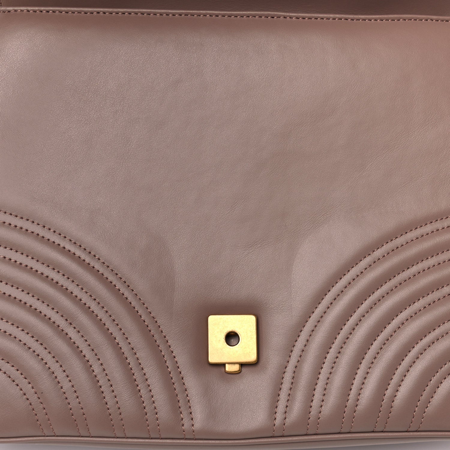 Gucci Calfskin Matelasse Medium GG Marmont Top Handle Shoulder Bag Porcelain Rose 19 of 20
