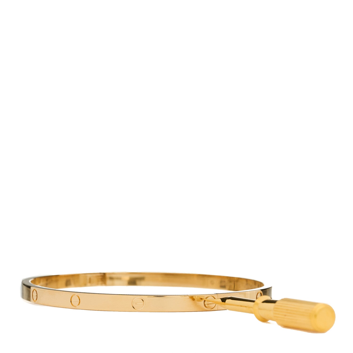 Cartier 18K Yellow Gold Small LOVE Bracelet 18 7 of 8
