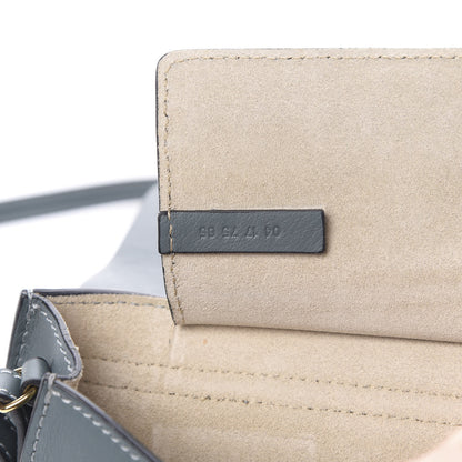 Chloe Suede Calfskin Mini Faye Shoulder Bag Cloudy Blue 7 of 11