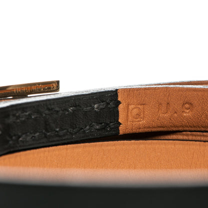 Hermes Chamonix Hapi 3MM Triple Tour Bracelet M Black 5 of 6