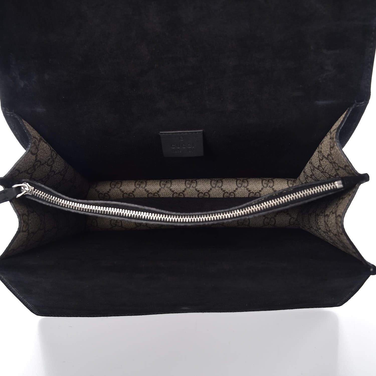Gucci GG Supreme Monogram Medium Dionysus Shoulder Bag Black 6 of 11