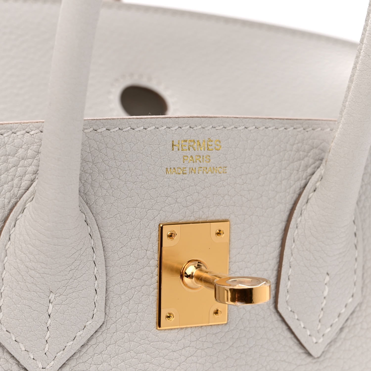 Hermes Togo Birkin 25 Gris Pale 5 of 10