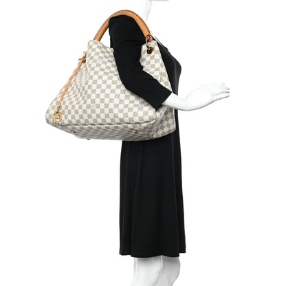 Louis Vuitton Damier Azur Artsy MM 2 of 10