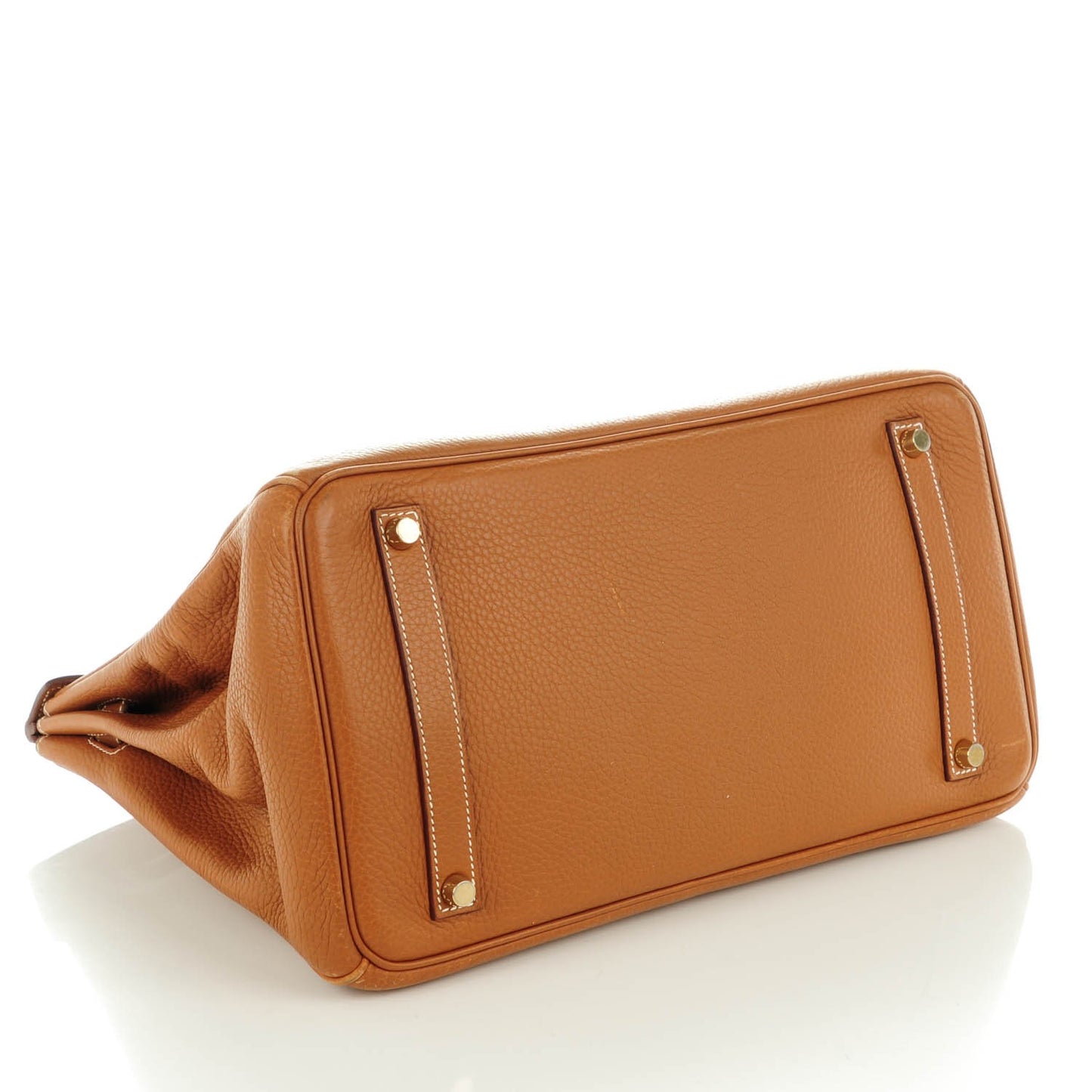 Taurillon Clemence Birkin 35 Gold