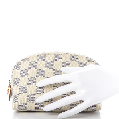 Louis Vuitton Damier Azur Cosmetic Pouch 2 of 9