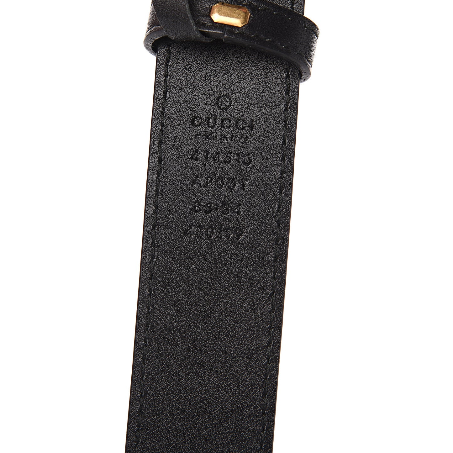 Calfskin Double G 30mm Belt 85 34 Black