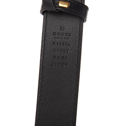 Gucci Calfskin Double G 30mm Belt 85 34 Black 5 of 5