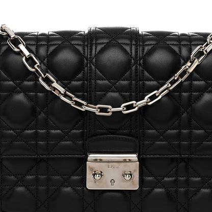 Christian Dior Lambskin Cannage Medium Miss Dior Flap Black 7 of 9