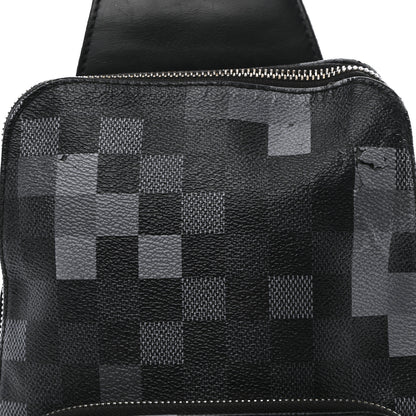 Louis Vuitton Damier Graphite Pixel Avenue Sling Backpack Gris 15 of 27