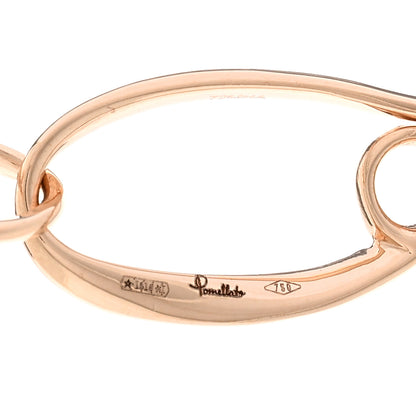 Pomellato 18K Rose Gold Oval Link Necklace 4 of 5
