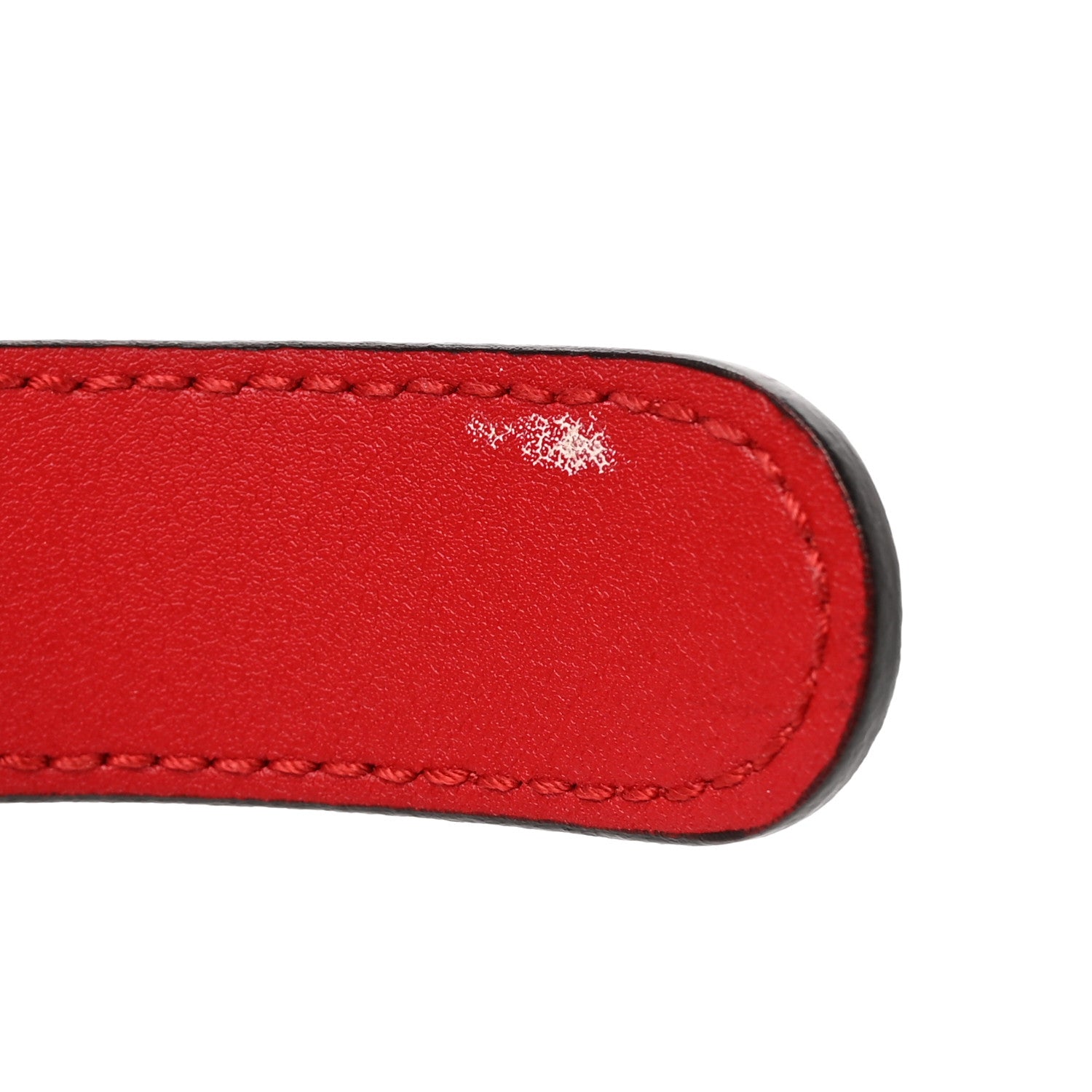 Gucci Moon Calfskin Torchon Double G 25mm Belt 85 34 Hibiscus Red 6 of 6