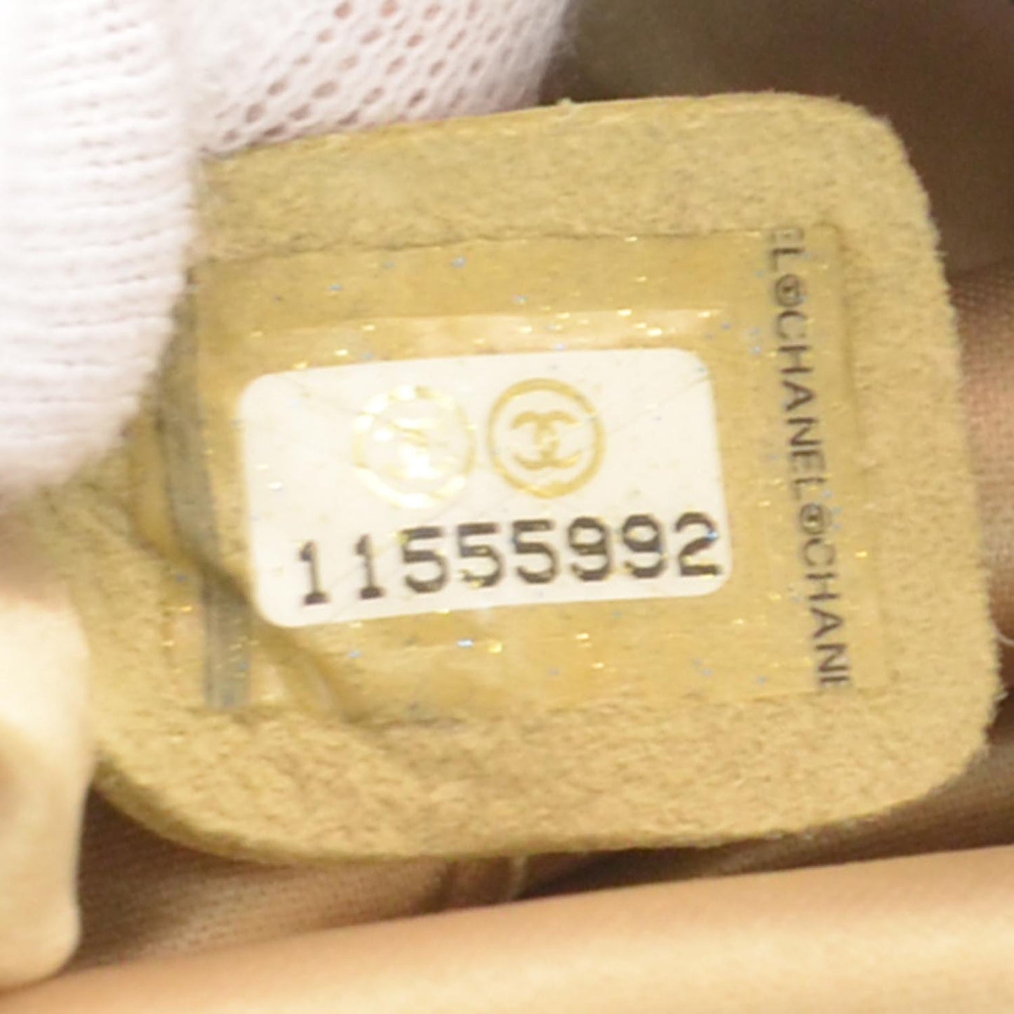 Lambskin Bubble Quilt Pochette Brown