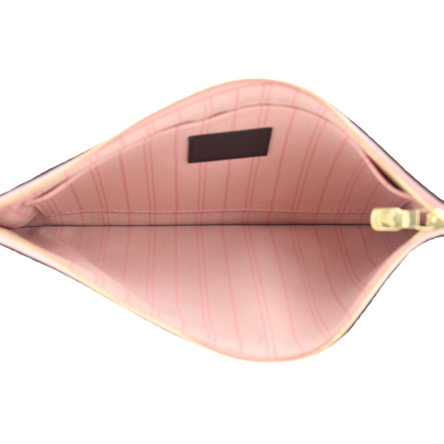 Damier Ebene Neverfull MM GM Pochette Rose Ballerine