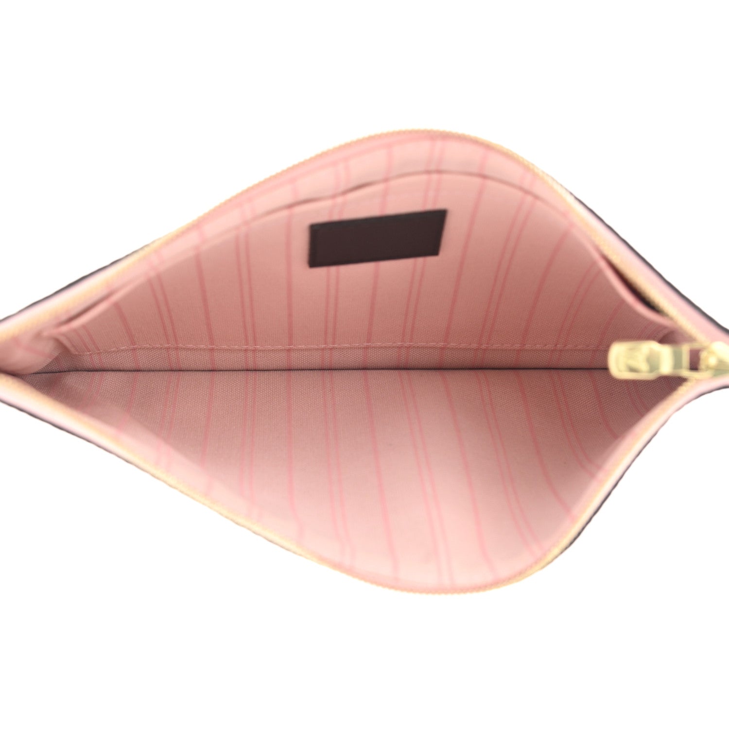 Louis Vuitton Damier Ebene Neverfull MM GM Pochette Rose Ballerine 5 of 7
